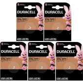 Duracell Silver Oxide D377 multipack (5 x blister 1)