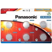 Panasonic Lithium CR2025 3V Blister 6