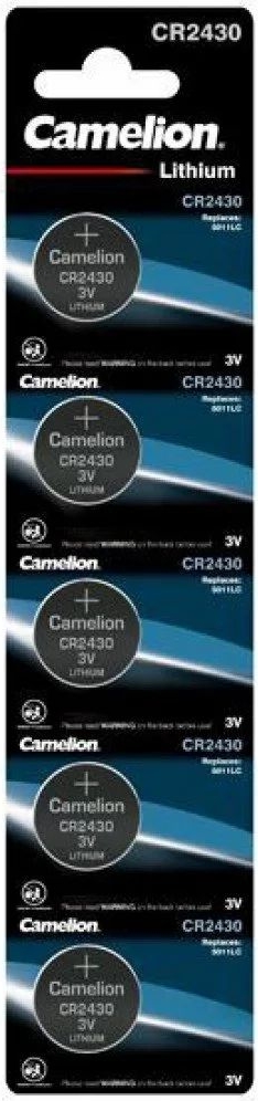 Camelion CR2430 3V Batterie // Pile Bouton au Lithium 3 volts // Blister 1  unité à prix pas cher