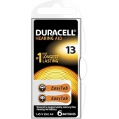 Duracell 13 hoortoestel batterij - blister 6