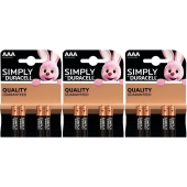 Duracell AAA Simply batterijen 1.5 V multipack (3 x blister 4)