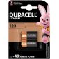 Duracell CR123A Lithium 3V blister 2