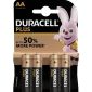 Duracell Plus Power Duralock Alkaline AA/LR6 blister 4