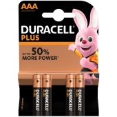 Duracell Plus Power Duralock Alkaline AAA/LR03 blister 4