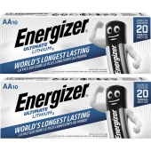 Energizer lithium  L91 AA multipack 1,5V (2 x blister 10)