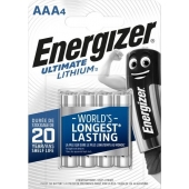 Energizer Ultimate Lithium AAA blister 4