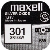 Maxell Silver Oxide 301 blister 1