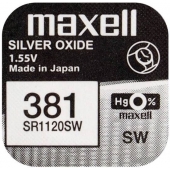 Maxell Silver Oxide 381 blister 1