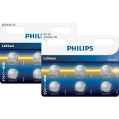 Philips Lithium CR2032 multipack 3V (2 x blister 6)