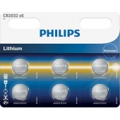 Philips Lithium CR2032 3V blister 6