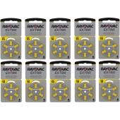 Rayovac Extra Advanced 10 Hoortoestel batterij multipack (10 x blister 6)